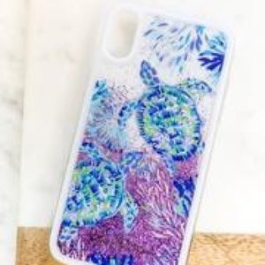 Lilly Pulitzer iPhone XR glitter case